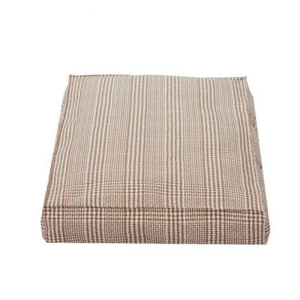 Pet Comfort Lima  Bej Kareli Köpek Yatağı M 90x60cm - 7