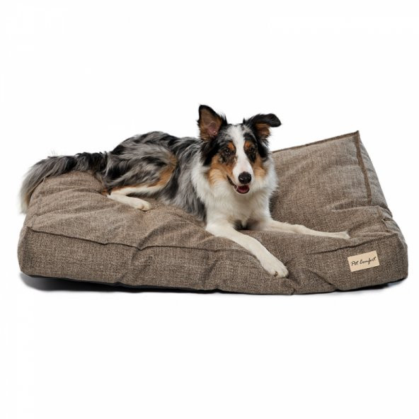 Pet Comfort Lima Açık Kahverengi Köpek Yatağı M 90X60cm - Resim 3