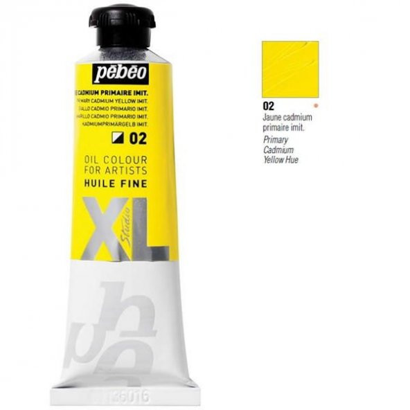 Pebeo Huile Fine XL Yağlı Boya 37 ml. 02 Primary Cadmium Yellow Imit.