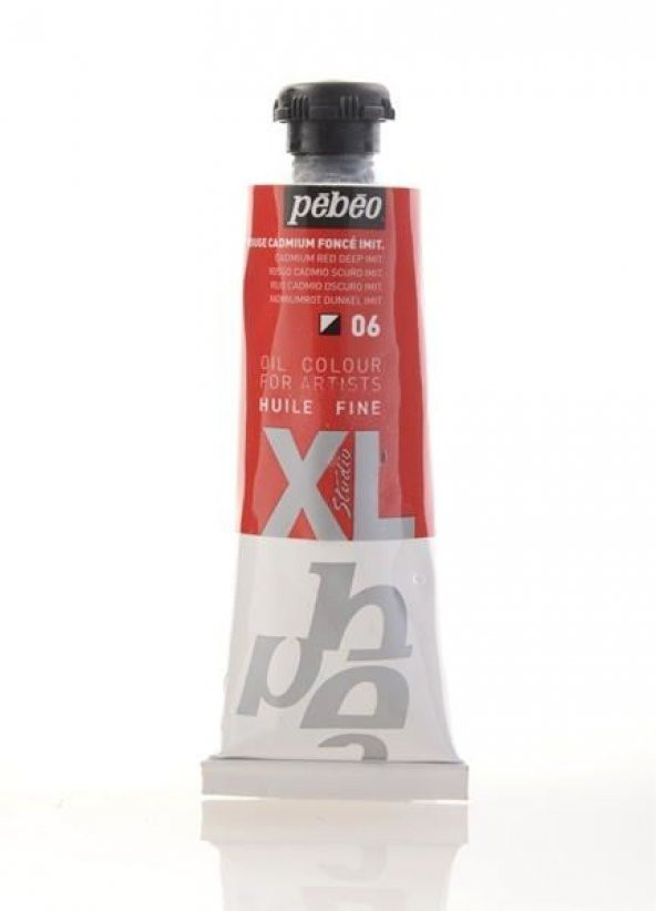 Pebeo Huile Fine XL Yağlı Boya 37 ml. 06 Cadmium Red Deep Imit.