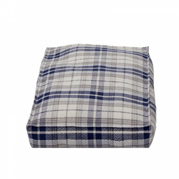 Pet Comfort Lima  Mavi Kareli Köpek Yatağı S 70x40cm - Resim 6