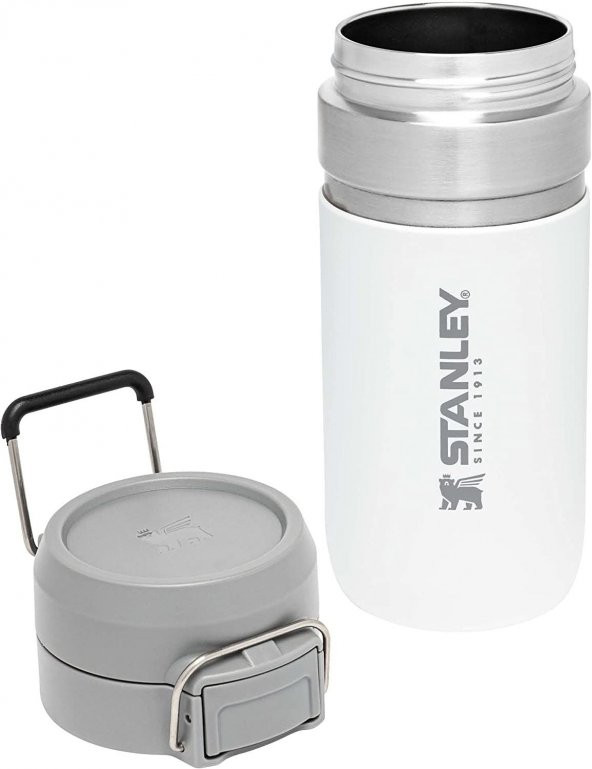 Stanley The Quick Flip Paslanmaz Çelik Termos Bardak 0.47 LT Beyaz - 4