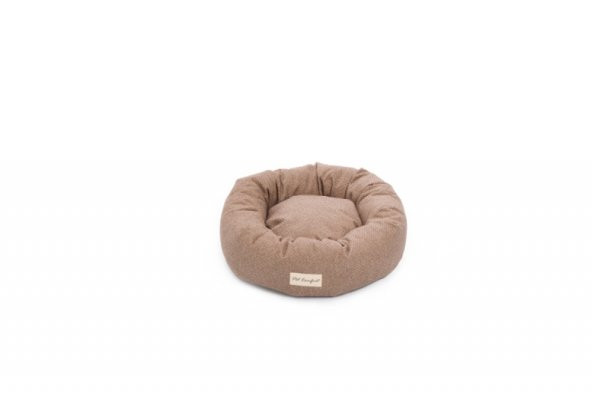 Pet Comfort Hotel  Açık Kahverengi Kedi ve Köpek Yatağı S 50cm
