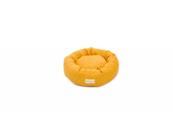 Pet Comfort Hotel  Sarı Kedi ve Köpek Yatağı S 50cm