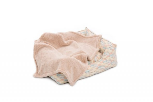 Pet Comfort Lodix  Bej Köpek Battaniyesi M 100x70cm - Resim 2