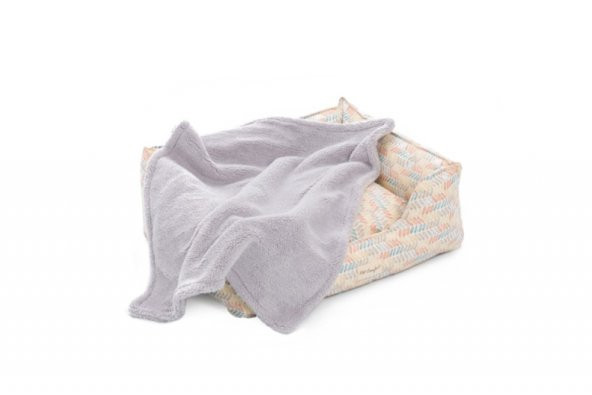 Pet Comfort Lodix  Gri Köpek Battaniyesi L 150x100cm - Resim 3