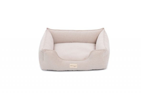 Pet Comfort Alpha  Ekru Köpek Yatağı M 80x65cm - Resim 2
