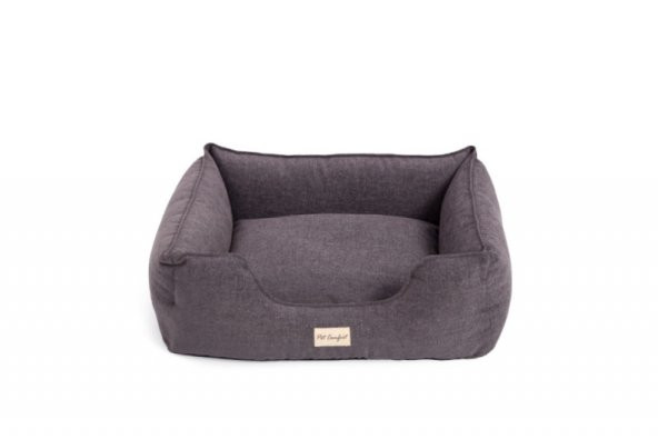 Pet Comfort Alpha  Antrasit Köpek Yatağı M 80x65cm - 2