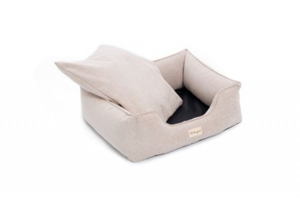 Pet Comfort Alpha  Ekru Kedi ve Köpek Yatağı S 60x50cm - Resim 3