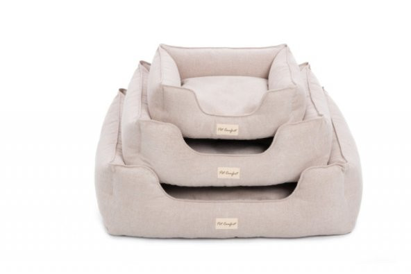 Pet Comfort Alpha  Ekru Köpek Yatağı L 105x85cm - Resim 7