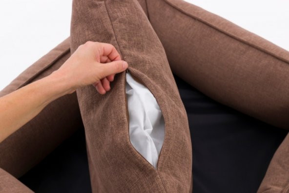 Pet Comfort Alpha  Açık Kahverengi Köpek Yatağı L 105x85cm - Resim 4