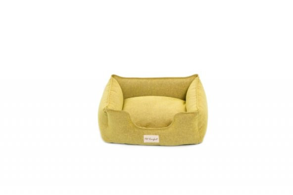 Pet Comfort Alpha  Sarı Kedi ve Köpek Yatağı S 60x50cm - 2