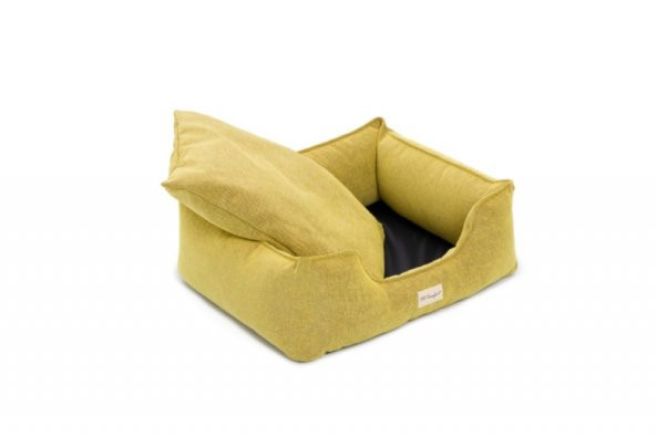 Pet Comfort Alpha  Sarı Köpek Yatağı M 80x65cm - Resim 3