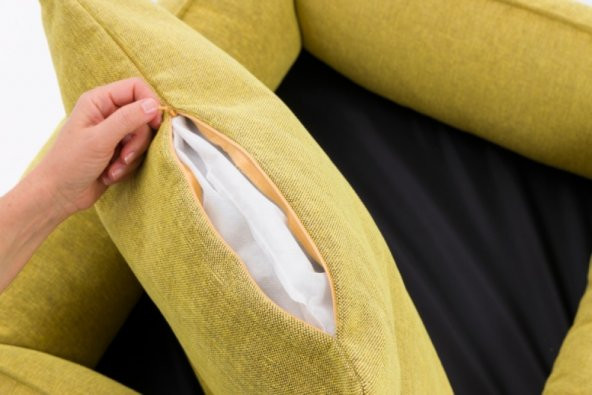 Pet Comfort Alpha  Sarı Köpek Yatağı M 80x65cm - Resim 4