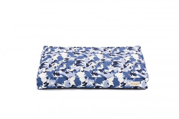 Pet Comfort Lima  Mavi Kamuflaj Köpek Yatağı M 90x60cm