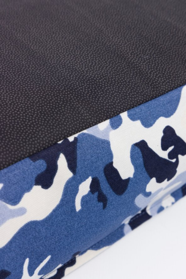 Pet Comfort Lima  Mavi Kamuflaj Köpek Yatağı L 110x75cm - Resim 3