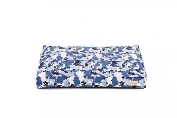 Pet Comfort Lima  Mavi Kamuflaj Köpek Yatağı M 90x60cm - 6