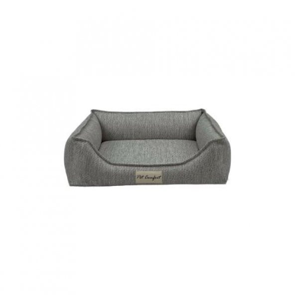 Pet Comfort Delta  Açık Gri Ortopedik Köpek Yatağı M 75x60cm - Resim 2