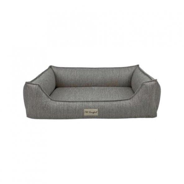 Pet Comfort Delta  Açık Gri Ortopedik Köpek Yatağı L 90x70cm - Resim 2