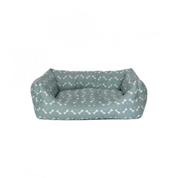 Pet Comfort Uniform Bone Mint-Beyaz Kedi ve Köpek Yatağı S 60x50cm