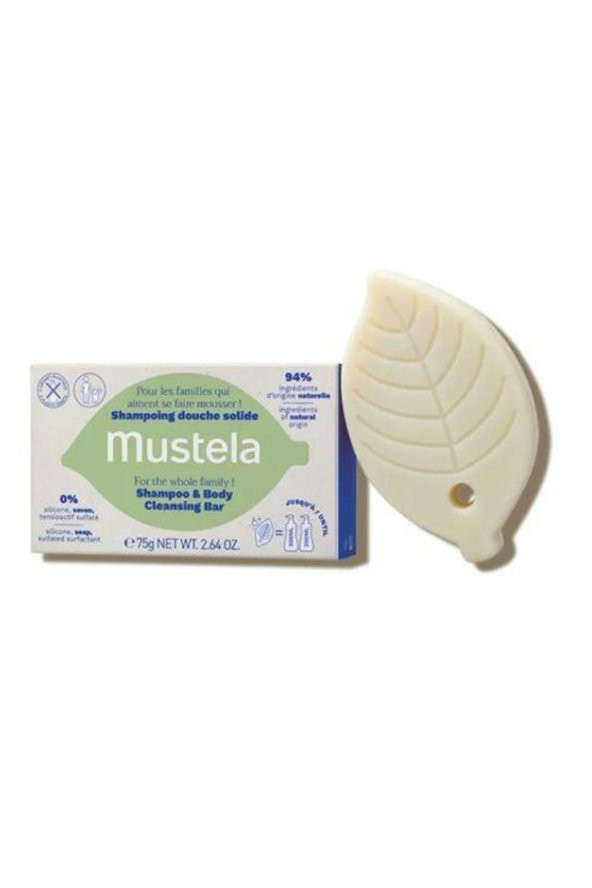 MUSTELA Solid Body Shampoo 75gr 3504105039813