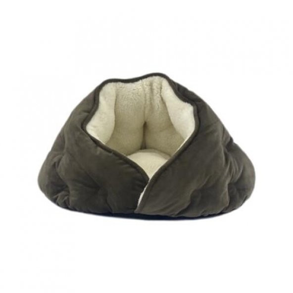 Pet Comfort Paris  Kedi ve Köpek Yatağı Kahverengi 50cm - 4