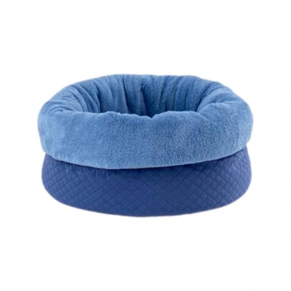 Pet Comfort Oslo  Kedi ve Köpek Yatağı Mavi 50cm - 1