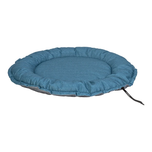 Pet Comfort Sunflower Kedi ve Köpek Yatağı Çift Taraflı Mavi/Gri 60cm - Resim 4