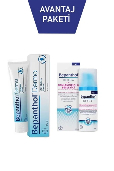 BEPANTHOL Nemlendirici Yüz Kremi 50 Ml+cilt Bakım Kremi 30 Gr Cilt Bakım Seti 8699546358878