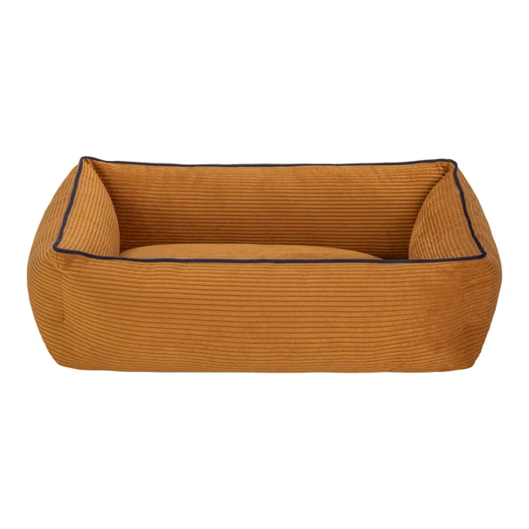 Pet Comfort Golf  Kedi ve Köpek Yatağı Hardal w Parliament Mavi Biye XS 55x45cm ürün görseli