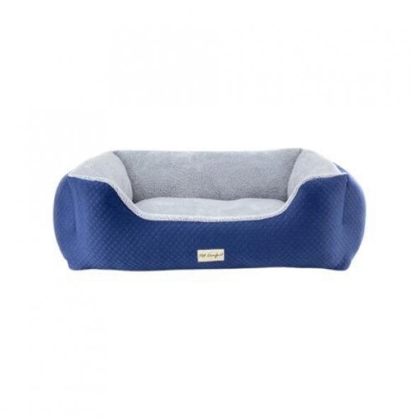 Pet Comfort Echo  Köpek Yatağı Mavi/Gri Peluş L 105x80cm