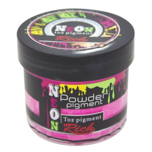 Rich Neon Powder Pigment 60 cc. 11019 KIRMIZI