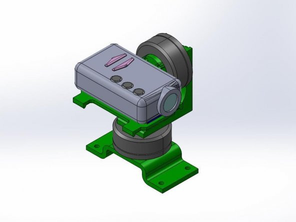 Mobius 2 Eksen Pan Ve Tilt Fırçasız Gimbal Plastik Aparat - 2