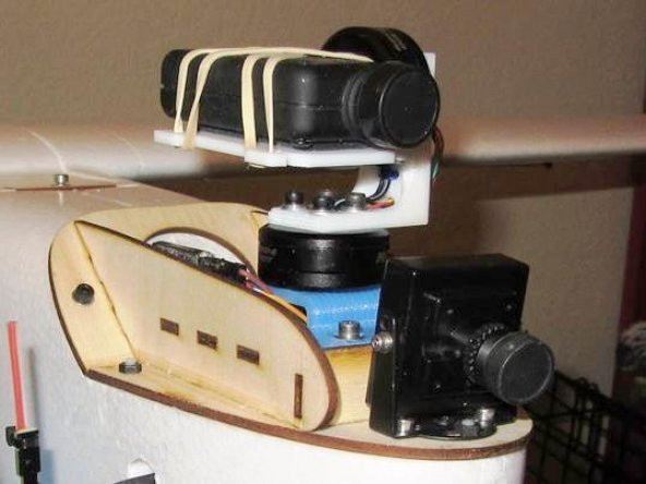 Mobius 2 Eksen Pan Ve Tilt Fırçasız Gimbal Plastik Aparat - 1