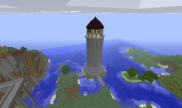 Minecraft Deniz Feneri Biblo Dekoratif Hediyelik Süs Eşyası Maket - 2
