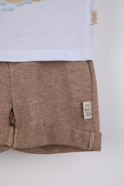 Holiday Baskı Şortlu Takım 3521 - 6