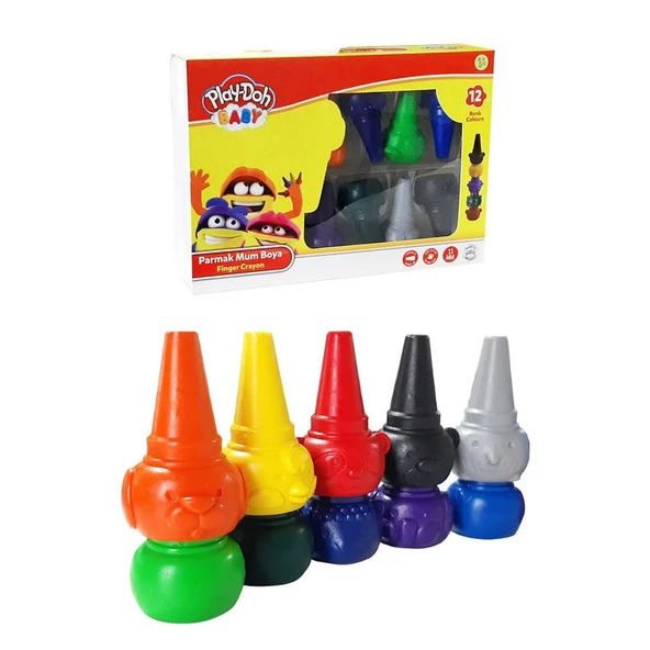 Play-Doh Baby Parmak Mum Boya 12 Renk