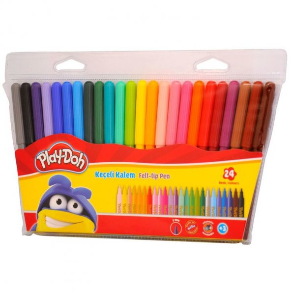 Play-Doh 24 Renk Keçeli Kalem 2 mm