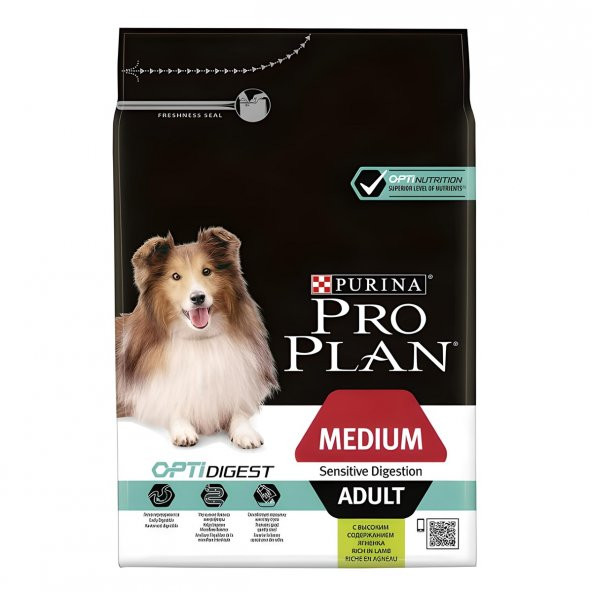 Pro Plan Medium Kuzulu Yetişkin Kuru Köpek Maması 3 Kg