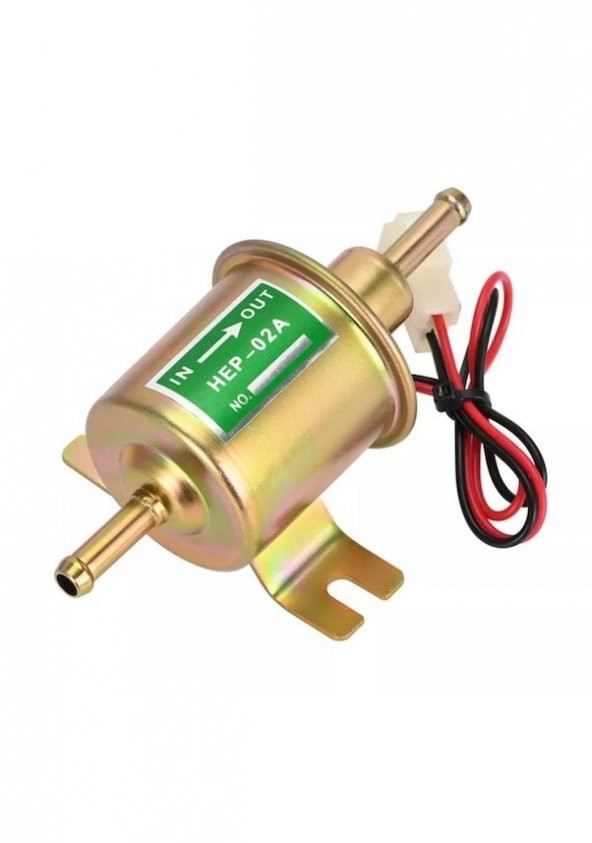 ÜNİVERSAL YAKİT POMPASİ HEP-02A-24 VOLT 2.5-4 PSİ