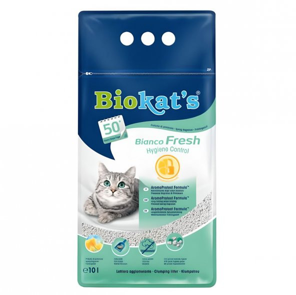 Biokats Bianco Fresh Bentonit Kedi Kumu 10 Lt