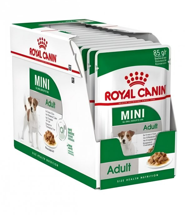 Royal Canin Mini Adult Pouch Yetişkin Köpek Konservesi 12x85 Gr