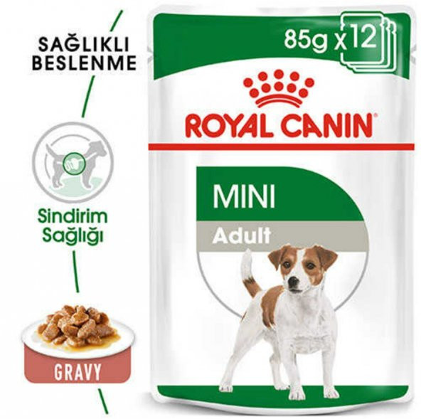 Royal Canin Mini Adult Pouch Yetişkin Köpek Konservesi 12x85 Gr - 2