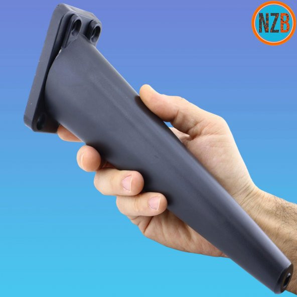 Mobilya Kanepe Çekyat Sehpa TV Ünitesi Koltuk Ayağı 24 cm Siyah Baza Ayak - 7