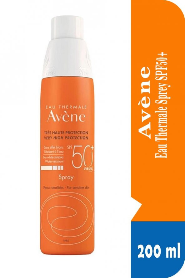 Avène Eau Thermale Sprey SPF50+ 200 ml
