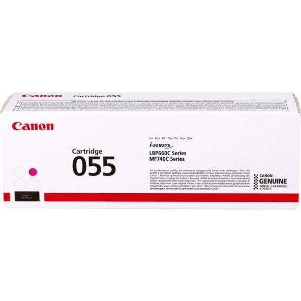 Canon CRG-055 M Magenta Kırmızı Toner MF745 ürün görseli 1