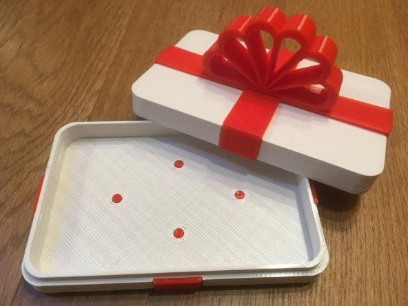 Açık Scad Hediye Kutusu Plastik Aparat - 2