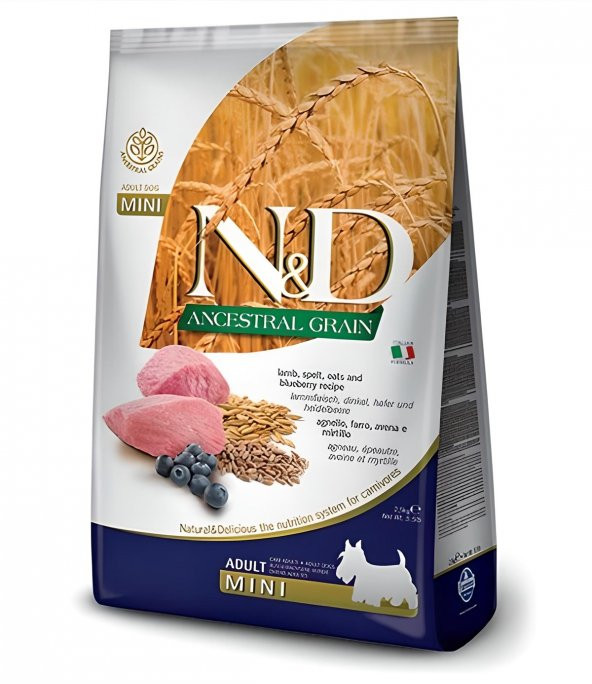 N&D Low Kuzu&Yaban Mersini Yetişkin Küçük Irk Köpek Maması 2,5 Kg