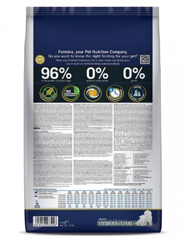 N&D Pumpkin Kuzu&Yaban Mersini Orta Büyük Irk Yavru Köpek 2,5 Kg - Resim 4