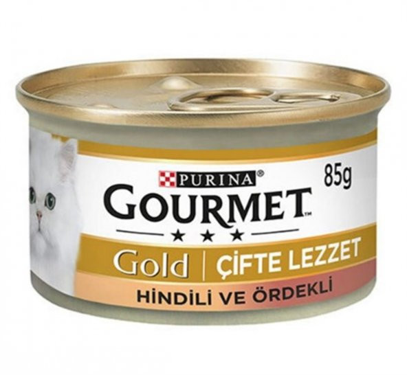 Gourmet Gold Hindi Ördek Çifte Lezzet Kedi Konservesi 85 Gr